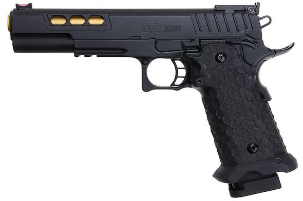 Army Armament R608 DVC 3GUN Hi Capa Green Gas Airsoft Pistol - BK