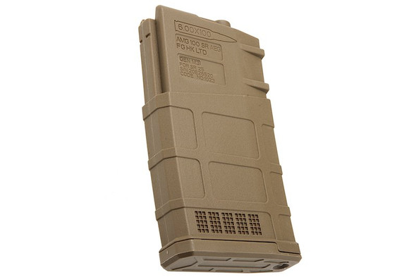 ARES AR308 Magazine (130 rounds Airsoft AEG Magazine) Compatible with SR25-M110 Series - Dark Earth