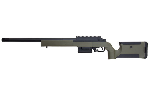 EMG Helios EV01 Bolt Action Airsoft Sniper Rifle - Olive Drab (by ARES)