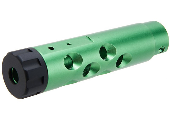 Narcos Airsoft Action Army AAP01 GBB Airsoft Front Barrel Kit (Type 1) (CNC Aluminum 6061) - Green