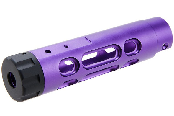 Narcos Airsoft Action Army AAP01 GBB Airsoft Front Barrel Kit (Type 2) (CNC Aluminum 6061) - Purple