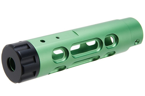 Narcos Airsoft Action Army AAP01 GBB Airsoft Front Barrel Kit (Type 2) (CNC Aluminum 6061) - Green