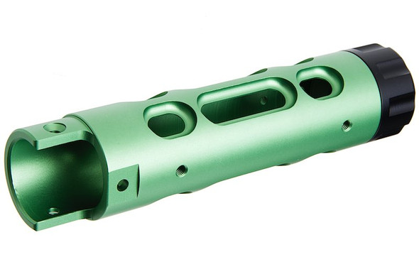 Narcos Airsoft Action Army AAP01 GBB Airsoft Front Barrel Kit (Type 2) (CNC Aluminum 6061) - Green