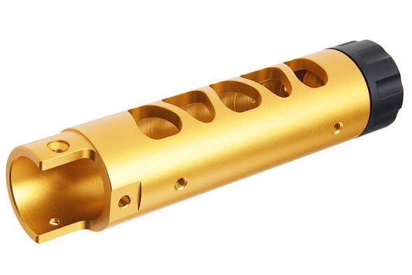 Narcos Airsoft Action Army AAP01 GBB Airsoft Front Barrel Kit (Type 3) (CNC Aluminum 6061) - Gold