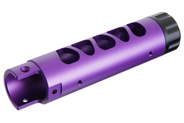 Narcos Airsoft Action Army AAP01 GBB Airsoft Front Barrel Kit (Type 3) (CNC Aluminum 6061) - Purple
