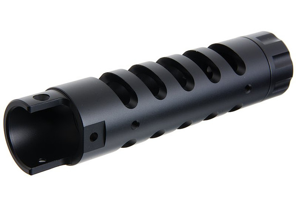 Narcos Airsoft Action Army AAP01 GBB Airsoft Front Barrel Kit (Type 5) (CNC Aluminum 6061) - Black