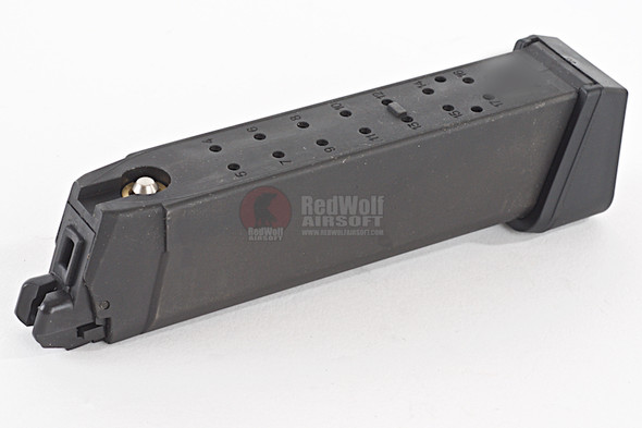 Tokyo Marui G17 Green Gas Magazine (25 rounds, Extended Magazine Base)