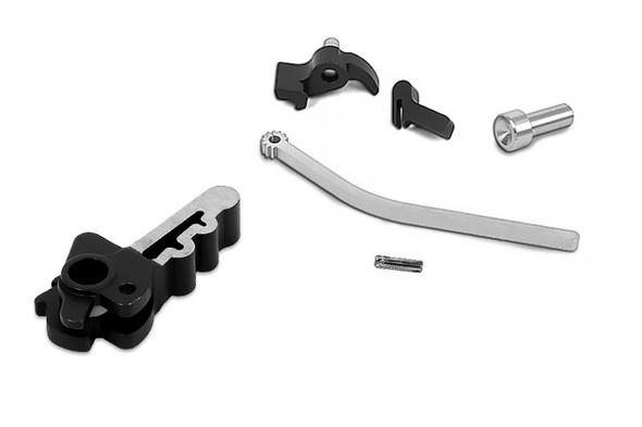 Airsoft Masterpiece Hi Capa Hammer & Sear Set (CNC Steel) 1911 Compatible (Infinity QB) - 2 Tone