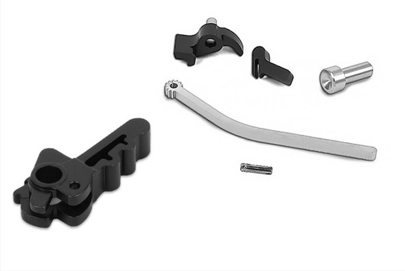 Airsoft Masterpiece Hi Capa Hammer & Sear Set (CNC Steel) 1911 Compatible (Infinity QB) - Black