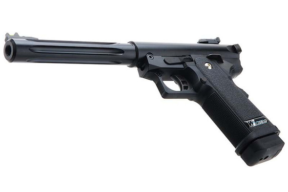 WE Tech Hi Capa 5.1 Galaxy Premium L Green Gas Airsoft Pistol - Slide R Frame - Black