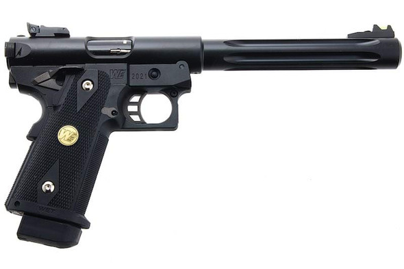 WE Tech Hi Capa 5.1 Galaxy Premium L Green Gas Airsoft Pistol - Slide K Frame - Black