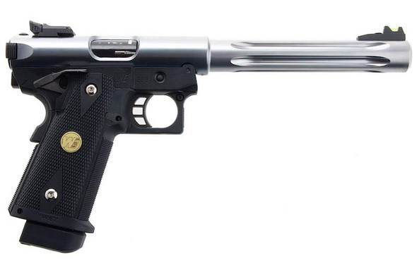 WE Tech Hi Capa 5.1 Galaxy Premium L Green Gas Airsoft Pistol - Slide K Frame - Silver