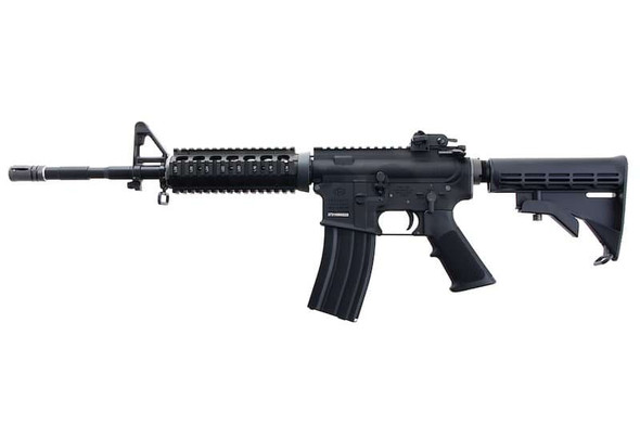 Cybergun M4 (FN) RIS Airsoft M4 GBB Rifle - Black (by WE)