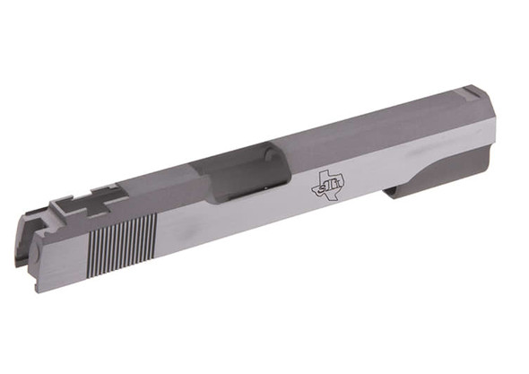 Guarder STI Aluminum Slide for Tokyo Marui Hi-Capa 5.1 GBB Pistol - Cerakote Silver Polishing