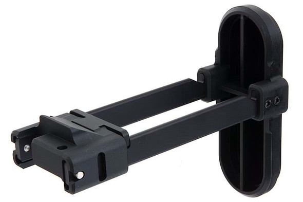 Airsoft Artisan KWA MP9 Retractable Stock (Type B) Compatible with KSC TP9 GBBR - Black