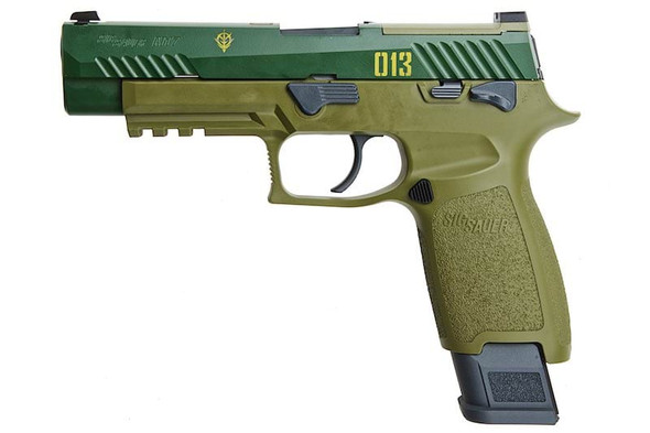 RWC G Zion Cerakote ZKU-II Green M17 GBB Pistol (Number 13)