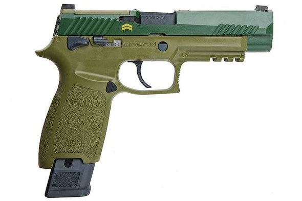 RWC G Zion Cerakote ZKU-II Green M17 GBB Pistol (Number 13)