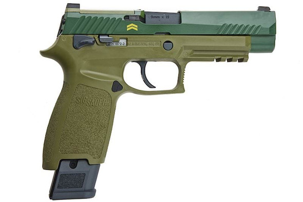RWC G Zion Cerakote ZKU-II Green M17 Green Gas Airsoft Pistol (Number 14)