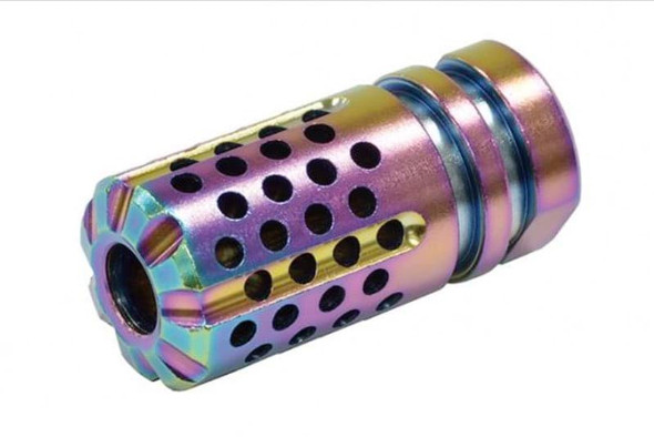 Dytac SLR Synergy Airsoft Mini Compensator 5.56 (14mm CCW) (Licensed by SLR Rifleworks) - Multi Tone