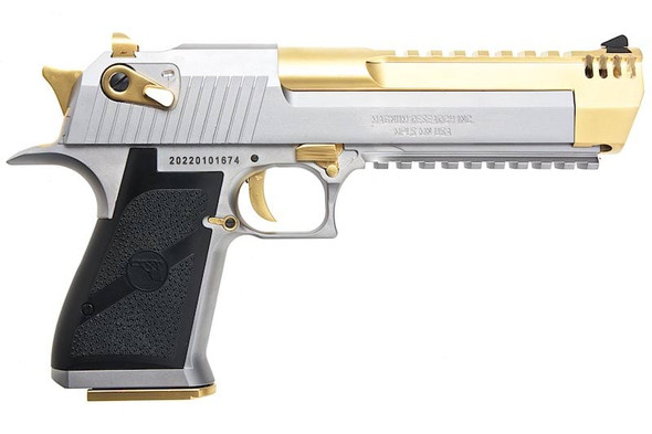 Cybergun Desert Eagle L6 .50AE Green Gas Airsoft Pistol - (Silver / Golden, by WE)