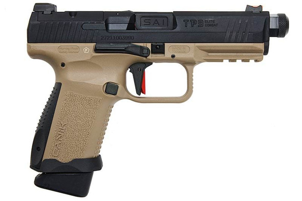 CANiK TP9 Elite Combat Green Gas Airsoft Pistol (Licensed by Cybergun) - Two Tone