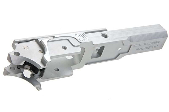 Airsoft Masterpiece Frame (Aluminum Advance - STI Style 3.9 for Tokyo Marui Hi Capa GBB Pistol) - Silver