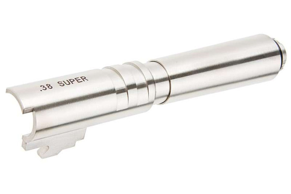 Airsoft Masterpiece Outer Barrel .38 Super Fix  (Compensator for Tokyo Marui Hi Capa 5.1 GBB Pistol -SV)