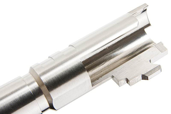 Airsoft Masterpiece Outer Barrel .38 Super Fix  (Compensator for Tokyo Marui Hi Capa 5.1 GBB Pistol -SV)