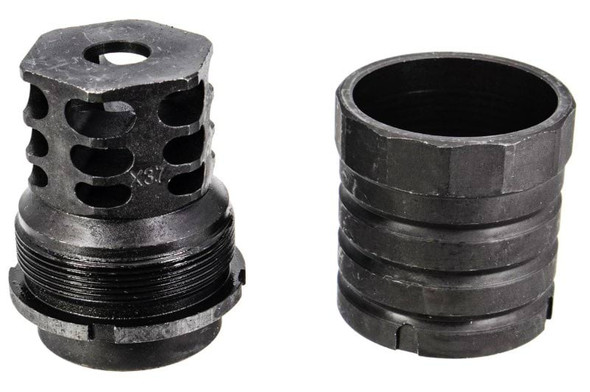5KU AK Muzzle Brake with Blast Shield (360 x 37, 24mm CW)