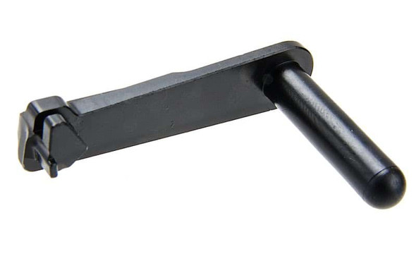 5KU Tokyo Hi Capa GBB Airsoft Slide Stop (Stainless Steel, Type 5) - Black