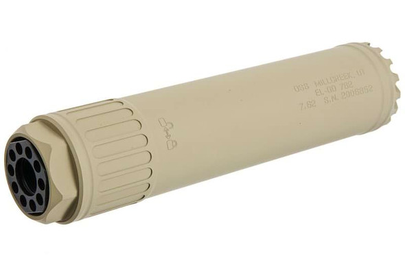 Angry Gun Tornado Dummy Silencer for HK417 / M110A1 SDMR Version (FDE, w/ Flash Hider CCW)