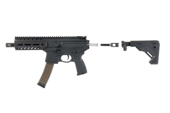 Prometheus SIG Sauer MPX Airsoft AEG EG Spring Guide / Smoother - Black