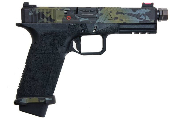 RWC Agency Arms EXA Green Gas Airsoft Pistol (Ronin Black Barrel Edition)