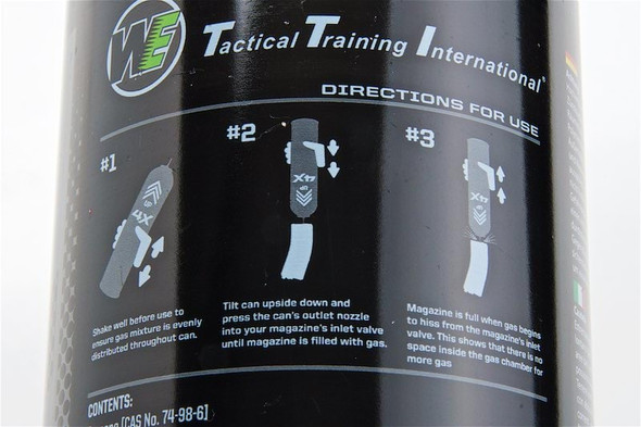 WE 4X Black Gas (1100ml)