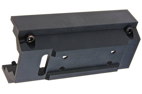 Bow Master T1 / T2 Low Profile Mount for VFC/WE/MP5 GBB / Tokyo Marui MP5 NGRS AEG Airsoft (CNC Aluminum, BK)