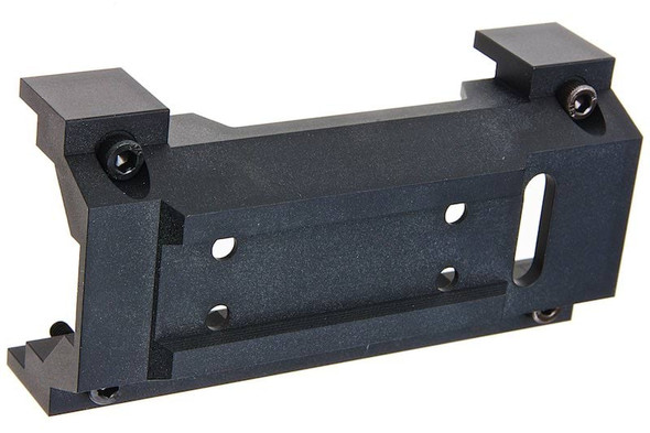 Bow Master T1 / T2 Low Profile Mount for VFC/WE/MP5 GBB / Tokyo Marui MP5 NGRS AEG Airsoft (CNC Aluminum, BK)