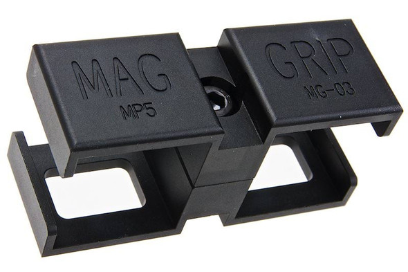 Bow Master VFC MP5 GBB / Tokyo Marui MP5 NGRS Dual Magazine Clamp - Black