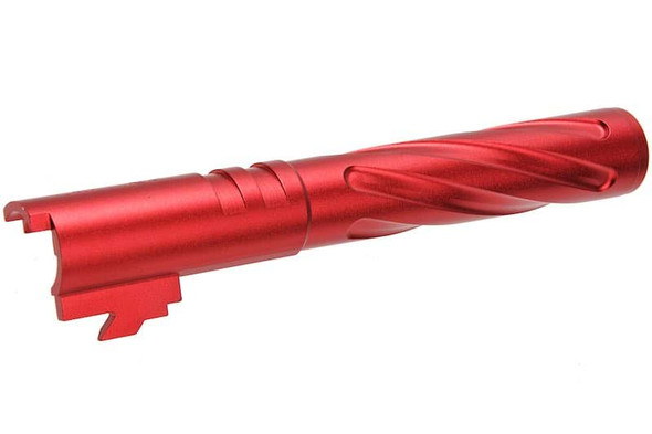 5KU Tokyo Marui Hi Capa 5.1 Outer Barrel (Tornado, Aluminum) - Red