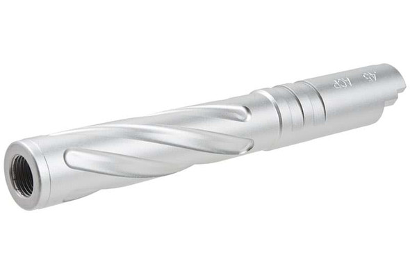 5KU Tokyo Marui Hi Capa 5.1 GBB Airsoft Outer Barrel (Tornado, Aluminum) - Silver