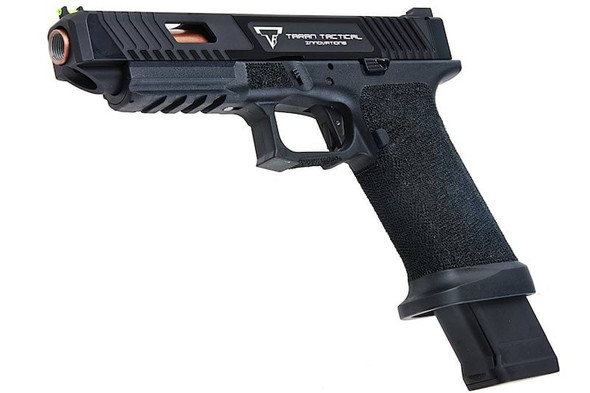 EMG TTI Combat Master G34 Slide w/ OMEGA Frame Gas Airsoft Pistol (by APS Custom) - Black