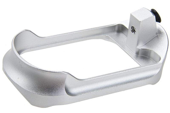 5KU Action Army AAP01 GBB Airsoft Magwell (CNC, Type 1) - Silver