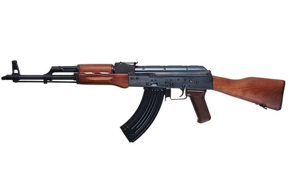 E&L AKM Airsoft AEG Rifle (Real Wood) - Black (EL-A101S)