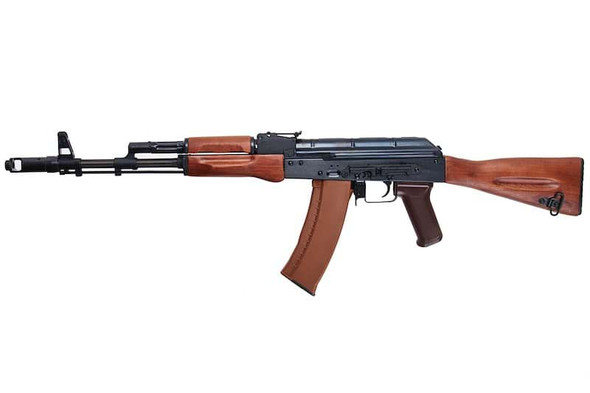 E&L AK-74N Airsoft AEG Rifle (Real Wood) - Black (EL-A102S)