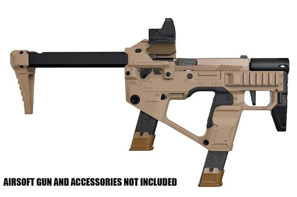 SRU SIG Sauer/VFC M17 P320 Airsoft GBB PDW Kit (Tan)