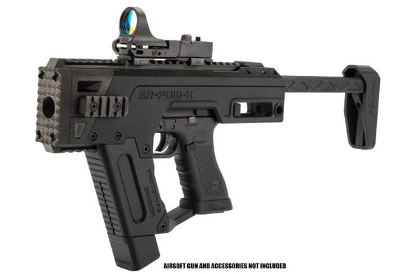 SRU Umarex Glock 17 Gen 3 / 4 GBB PDW SMG Kit (Black)