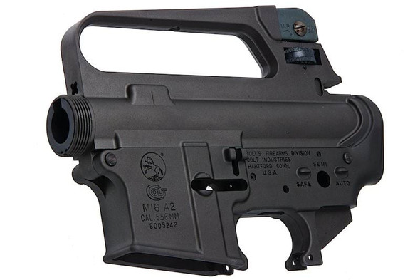 Angry Gun Tokyo Marui MWS / MTR Receiver Set - Colt Export Full Auto Version (M16A2, CNC Aluminum, Black)