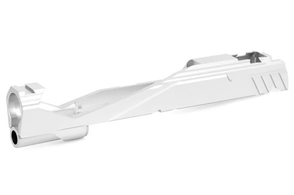 EDGE Tokyo Marui Hi Capa 5.1 GBB Airsoft Slide (Custom 'GIGA', Aluminum) - Silver