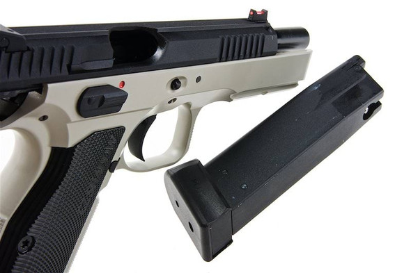 KJ Works CZ Shadow 2 GBB Airsoft Pistol - Urban Grey Frame (ASG Licensed)