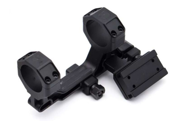 Airsoft Artisan BO Style 30mm Modular Scope Mount for Milspec 1913 Rail System (T1 / T2 Adapter, Black)
