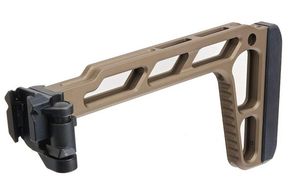 Airsoft Artisan Light Weight Folding Style Stock for SIG Sauer MCX / M1913 20mm Rail (DE)